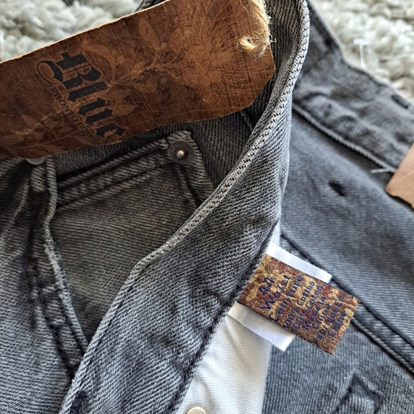 Blue pronto uomo | Grey men's jean straight cut - Picture 5 of 12